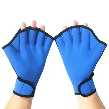 Водные перчатки Удобные перчатки для дайвинга Аксессуары для плавания Прочные перчатки без пальцев для тренировки гребли