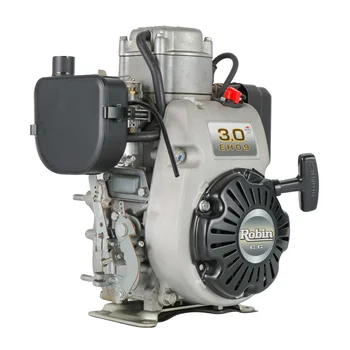 Оригинальный бензиновый двигатель Robin мощностью 3 л.с. с воздушным охлаждением, Бензиновый двигатель с трамбовкой, бензиновый двигатель EH09
