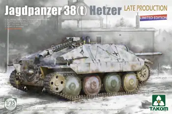 TAKOM 2172X 1/35 Jagdpanzer 38 (t) Hetzer последнего выпуска Без салона Ограниченным тиражом