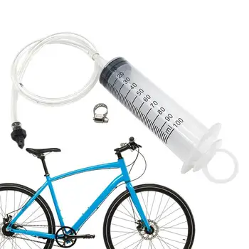 Набор для прокачки тормозов для горных велосипедов, Портативный инструмент для прокачки тормозного масла с трубчатыми винтами, Прочный Инструмент для ремонта шланга тормозного масляного насоса