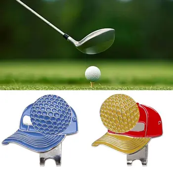 Прицельный инструмент для игрока в гольф, учебные пособия по гольфу, зажим для крышки, маркер для гольфа, дизайн шляпы, зажим для шляпы для гольфа, выравнивание для гольфа, маркер для шляпы