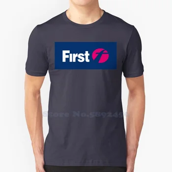 Футболки с логотипом First Group, высококачественные футболки, модная футболка, новая футболка из 100% хлопка