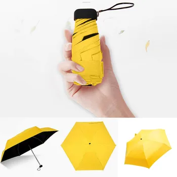 Плоский неавтоматический зонт для женщин, летний складной УФ-зонт, зонт для девочек, ветрозащитные зонты от солнца, Роскошные уличные зонты