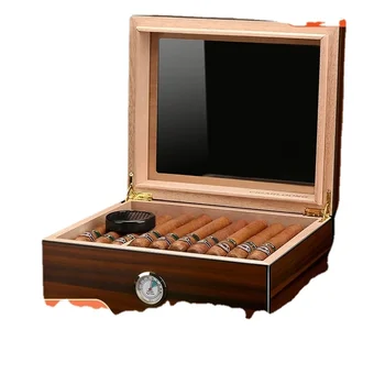 Хьюмидор Solon специальный портативный хьюмидор для сигар из кубинского кедра для путешествий профессиональная герметичная влагозащита большой емкости