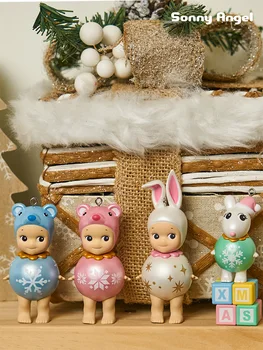 Серия рождественских украшений Sonny Angel Blind Box, Милая Кукла Роза, Игрушка с мультяшным персонажем, Прекрасная Мультяшная коробка-сюрприз, сумка Guess