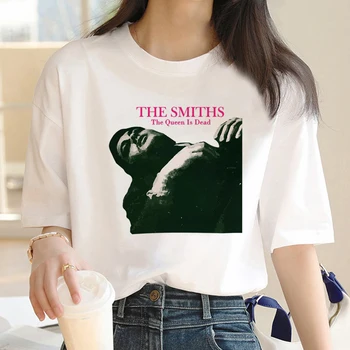 женская футболка the Smiths, дизайнер манги, японские футболки, забавная уличная одежда из аниме для девочек