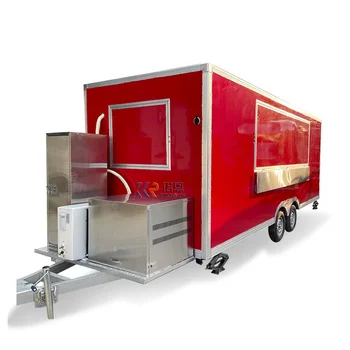 2023 OEM Мобильные тележки для еды с DOT VIN, полностью оборудованный трейлер для еды, тележка для фаст-фуда с жареной курицей, хот-догами и фаст-фудом