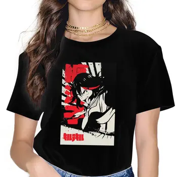 Винтажные футболки Ryūko Matoi, женские футболки с круглым воротом, футболки Kill La Kill, забавные футболки с боевым фэнтези, футболки с коротким рукавом, одежда с принтом