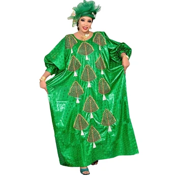 Африканское Платье-Кафтан Большого Размера С Эмблемой, Полное Платье, Ночная Рубашка, Вечернее Повседневное Платье