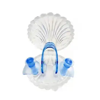 Затычка для ушей для плавания Эргономичный дизайн, защитный силиконовый зажим для носа для плавания, набор затычек для ушей для дайвинга