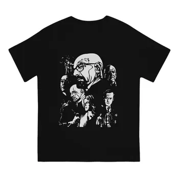Креативная мужская футболка Breaking Bad Walter White TV, черная футболка из чистого хлопка с круглым вырезом, отличительные подарки на День рождения, уличная одежда