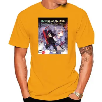 Серафим Конца для взрослых мужчин, подарок для фанатов аниме с короткими рукавами, летняя футболка