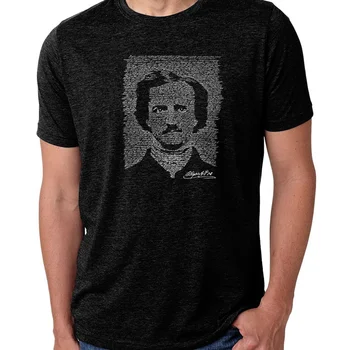 Мужская футболка премиум-класса с надписью Edgar Allen Poe The Raven