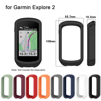 Для Garmin Explore 2 Защитный чехол для велокомпьютера Силиконовый чехол-накладка для велосипедного кодового столика Аксессуары