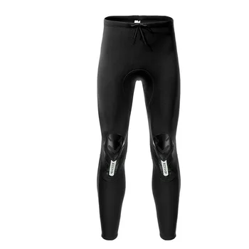 Гидрокостюм, штаны, неопреновые купальники, 3 мм, водолазный костюм премиум-класса, мужской, женский, черный, сохраняющий тепло, черный, для серфинга, подводного плавания