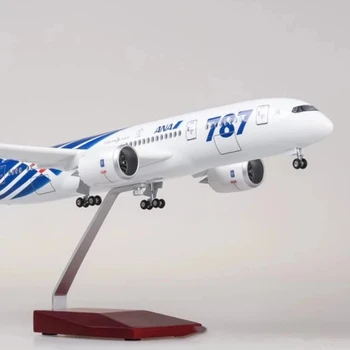 47 см Самолет в масштабе 1/130 787 B787 Dreamliner Aircraft Japan ANA Airlines Модель Со Светом и колесами, Изготовленные на заказ Пластиковые Игрушки-самолеты