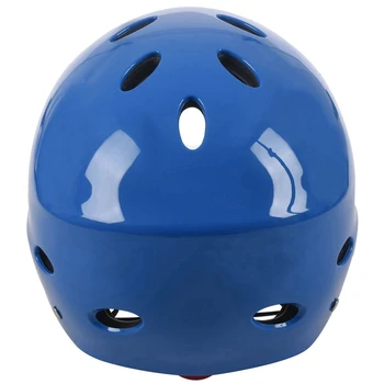 3X Защитный Шлем с 11 Дыхательными Отверстиями Для Водных Видов Спорта Каяк Каноэ Гребля Для Серфинга - Синий